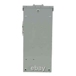 GE Safety Switch 100 Amp 240-Volt Fusible Outdoor General-Duty Galvanized Steel