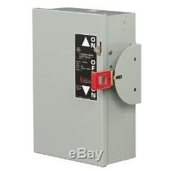 GE Safety Switch 30 Amp 240-Volt Non-Fused Double-Throw Lockable Cover 3 Pole