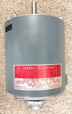 General Electric Motor #4731 -1/3 Hp, 1725 Rpm, 115 Volts, 60 Hz, 5.2 Amps (new)