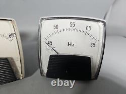 Generator Meter Gauge Set Volts Amps Hertz OEM Cat Caterpillar