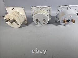 Generator Meter Gauge Set Volts Amps Hertz OEM Cat Caterpillar