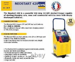 Gys Neostart 12 24 Volt Professional Battery Charger 420 Amp Starter