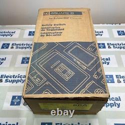 HU362 600VAC 60 Amps Heavy Duty Non-Fusible Safety Switch Square D