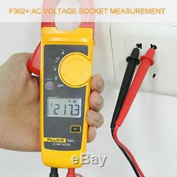 Handheld Fluke 302+ F302+ Digital Clamp Meter Tester AC / DC Volt Amp Multimeter