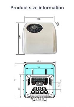 Heat&cool 12V RV Air Conditioner Electric Rooftop AC Unit fit RV Caravan Trailer