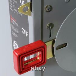 Hook-Stick Operation Safety Switch Double Throw GE 60 Amp 240 Volt Lockable 3POS