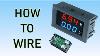 How To Setup A Digital Volt Amp Meter