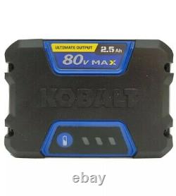 KOBALT NEW 80-Volt 2.5 Ah MAX Li-ion Battery KB2580C-06 Quick Charge 2.5 Amp 80V