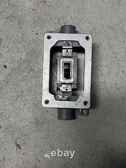 Killark Hazardous Switch Tumbler + New Hubbell 30amp Dp/st 120/277volt Toggle
