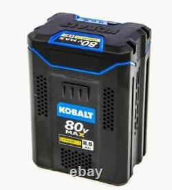 Kobalt MAX 80V 2.5Ah Quick Charge LITHIUM ION Battery 80 Volt Power Tool 2.5 Amp