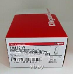 LOT OF 100 Pass Seymour TM870W 15 Amp WHITE 125 Volt 1 Pole NEW IN BOX FREE SHIP