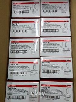 LOT OF 100 Pass Seymour TM870W 15 Amp WHITE 125 Volt 1 Pole NEW IN BOX FREE SHIP