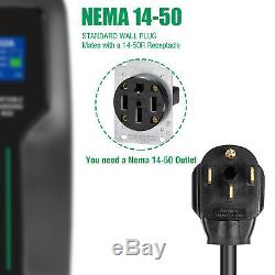 Level 2 EV Charger 32A Portable Plug-in EVSE Charging Station NEMA14-50 220-240V