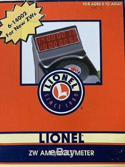 Lionel Zw Amp Volt Meter 6-14002 New For Zw Transformers Train Accessory