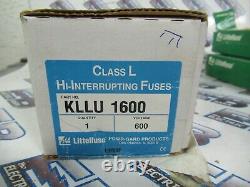 Littelfuse KLLU1600, (1), 1600 Amp, 600 Volt, Class L Time Delay Fuse NEW-B