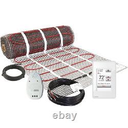 LuxHeat Mat Kit 240v (35-200sqft) Electric Radiant Floor Heating System Tile and