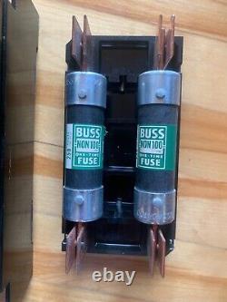 Midwest 100amp 240volt Fh101 Fh 101 Block And Fuse Pullout New Old Stock