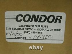 NEW Condor VPA420 5-Output 5 Volt & 12 Volt 4/5/12/60 Amp Power Supply