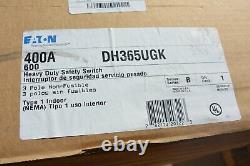 NEW DH365UGK Eaton Cutler Hammer 400 Amp 600 volt 3P NON Fused Indoor Disconnect