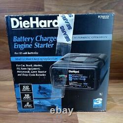 NEW! DieHard 12 Volt Battery Charger Engine Starter Fully Automatic 2/10/50 Amp