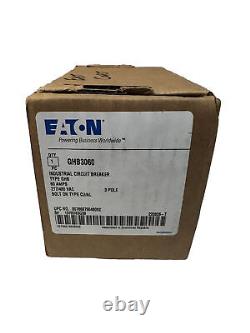 NEW EATON CUTLER HAMMER GHB3060 3 Pole GHB 60 AMP, 480 Volt Circuit Breaker