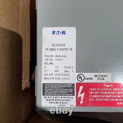 NEW EATON ITAP363 100 AMP 600 VOLT 3P 3 WIRE FUSIBLE BUS PLUG. NIB. Has Chip