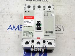 NEW Eaton HFD3015L 3 Pole 15 Amp 600 Volt 65kA@480V Red HFD 65K Circuit Breaker