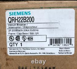NEW IN BOX Siemens QRH22B200 200 Amp 2 Pole 240 Volt Main Circuit Breaker 200A