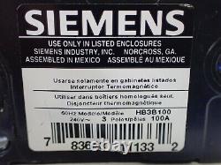 NEW Siemens HB3B100 100 amp 3 pole bolt on 65kA @ 240 volt HBQ Circuit Breaker