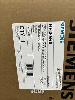 NEW Siemens HF365RA 400 Amp 600 Volt Fusible Type 3R Disconnect