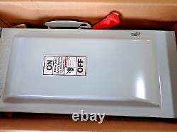 NEW Siemens HNF363R 100 Amp 600 Volt 3 Pole 3R Outdoor NON-Fused Disconnect