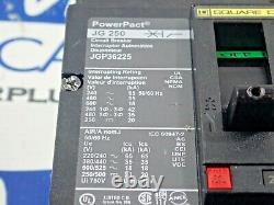 NEW Square D JGP36225 3 pole 225 amp 600 volt PowerPact Circuit Breaker