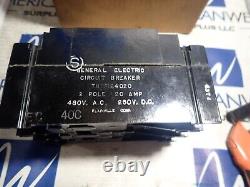 NEW Surplus GE THEF124020 2 Pole 480 volt 20 amp Circuit Breaker