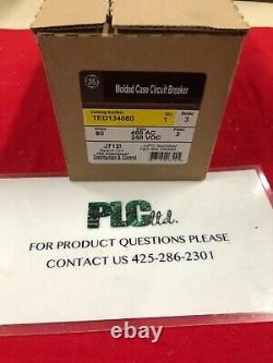 NEW TED134080 General Electric 480V 80A Circuit Breaker Molded Case