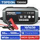 New Topdon Battery Charger 30 Amp Battery Charger & Maintainer 6 Or 12 24 Volt