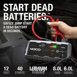 NOCO Boost HD GB70 2000 Amp 12-Volt UltraSafe Lithium Jump Starter For Up To8