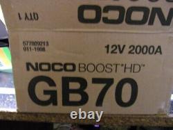 NOCO Boost HD GB70 2000 Amp 12-Volt UltraSafe Portable Lithium Jump Starter