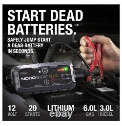 NOCO Boost Plus GB40 1000 Amp 12-Volt UltraSafe Lithium Jump Starter NEW