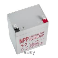 NPP 12V 2.9Ah 12Volt 2.9amp Rechargeable SLA Battery ES2.9-12 PC2.9-12L UB1229T