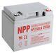 Npp 12v 50ah 12volt 50 Amp Sla Sealed Lead Acid Deep Cycle Rechargeable Battery
