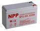 Npp 12v 9ah 12volt 9 Amp Rechargeable Sealed Lead Acid Battery With F2