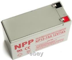 NPP 12 V 7Ah 12Volt 7amp Rechargeable Sealed Lead Acid UPS Battery F2