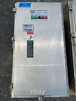 New Asco 70 Amp 600 Volt 3 Phase Non-Automatic Transfer Switch Stainless Steel