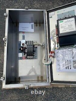 New Asco 70 Amp 600 Volt 3 Phase Non-Automatic Transfer Switch Stainless Steel