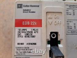 New Cutler-hammer Edb3150 150 Amp 240 Volt 3 Pole Circuit Breaker