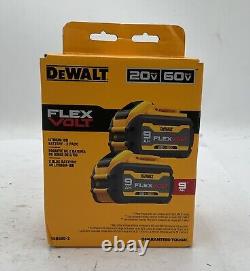 New Dewalt DCB609-2 20/60V Flexvolt 9Ah Batteries (2 Pack)