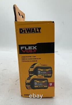 New Dewalt DCB609-2 20/60V Flexvolt 9Ah Batteries (2 Pack)