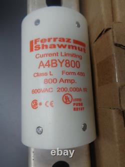 New Ferraz Shawmut A4BY800 800 Amp Fuse Bussmann KRP C 800 600 Volts NIB