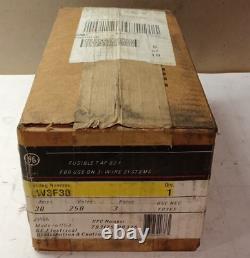 New Ge 30 Amp Tapbox Busway 3 Pole Fusible 250 Volt Lw3f30