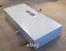 New General Electric TH3365 3 Phase 400 Amp 600 Volt Fusible NEMA 1 Disconnect
